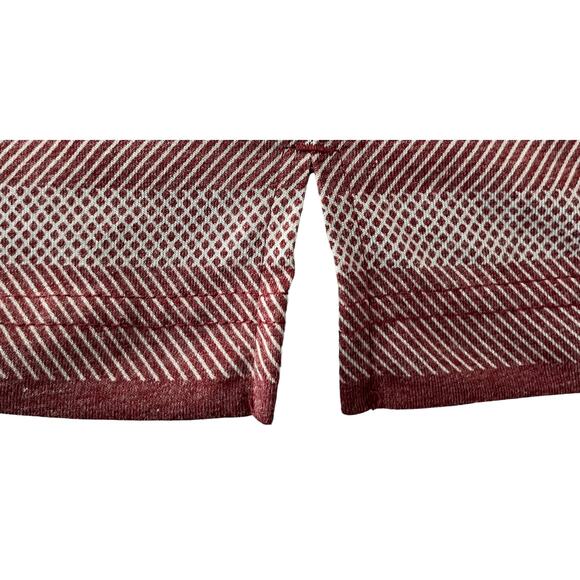 PUMA SHORT SLEEVE GOLF POLO, MENS, XXL, CRANBERRY & WHITE STRIPES, FRONT POCKET - Picture 5 of 12